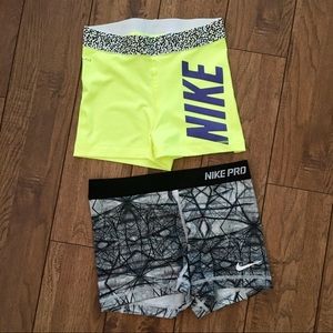 Nike Pro Shorts Bundle Size Small